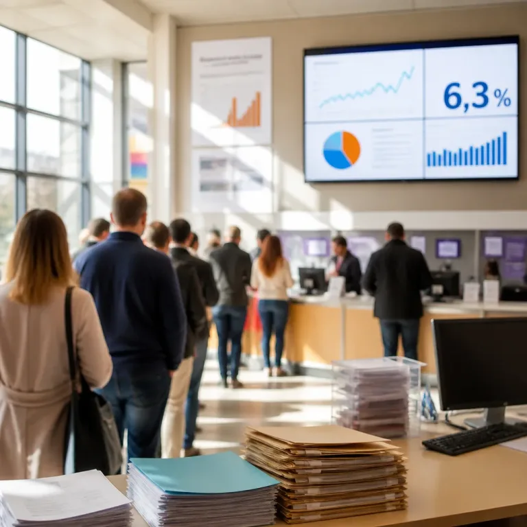 Le chômage dans la zone euro stable à 6,3% en juin, mais le nombre de demandeurs d’emploi augmente
