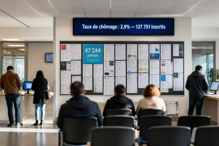 Le chômage en Suisse retombe sous les 3% en juin, à 2,9%
