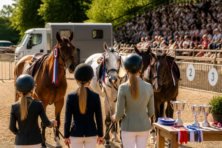 L’élevage des Sagnes propulse plusieurs cavalières au sommet du Championnat de France
