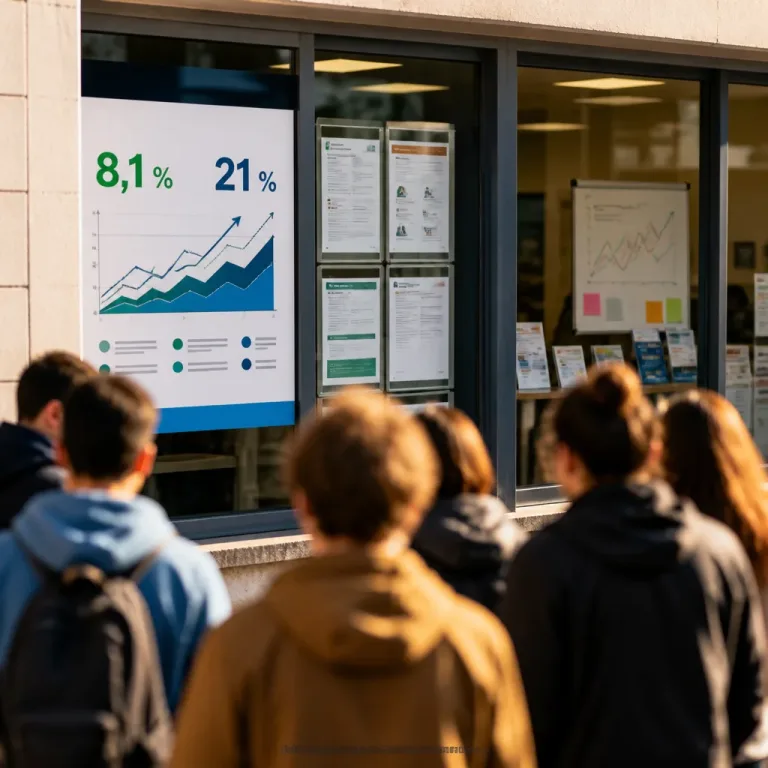 Chômage à 8,1 % : le marché du travail marque le pas malgré un taux d’emploi record