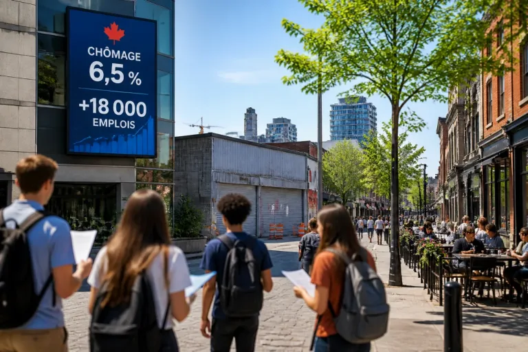 Le chômage recule à 6,5 % en juin au Canada, la création d'emplois portée par les jeunes et le temps partiel