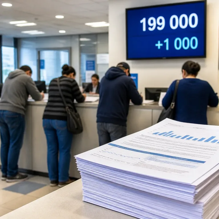 Légère hausse des inscriptions chômage aux États‑Unis, mais les plans de licenciement chutent fortement