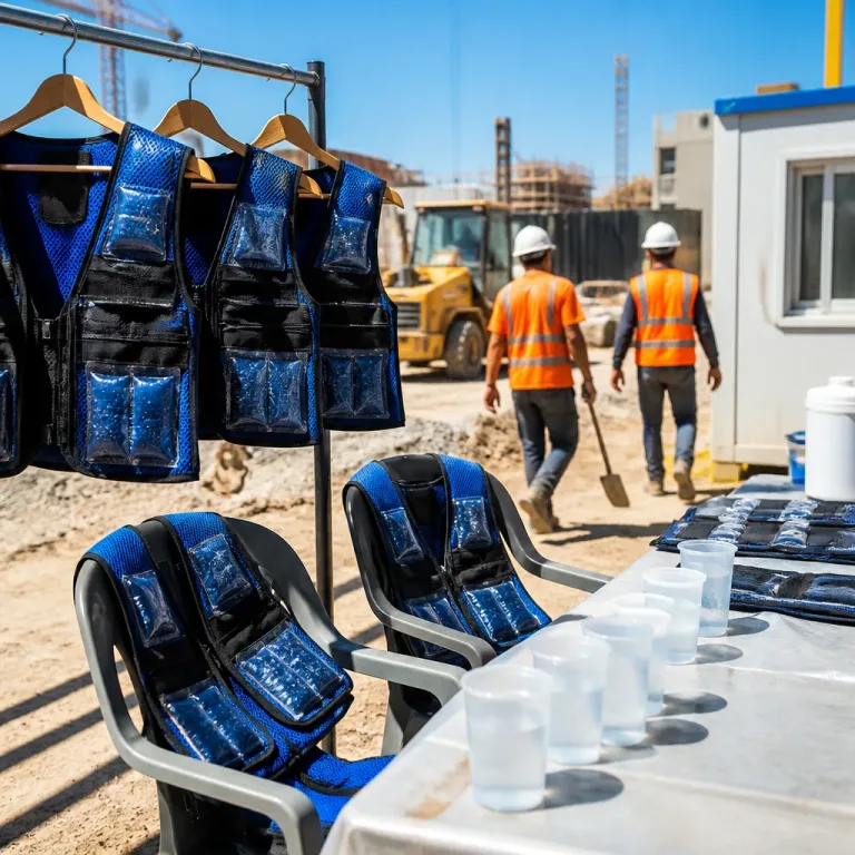 Les vêtements rafraîchissants se multiplient dans les ateliers et chantiers face aux canicules