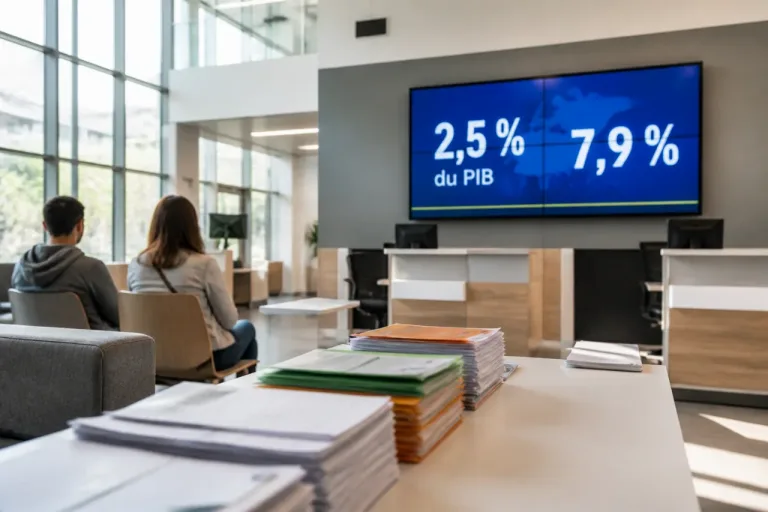 La France consacre 2,5% du PIB à l’assurance‑chômage mais le taux de chômage reste élevé