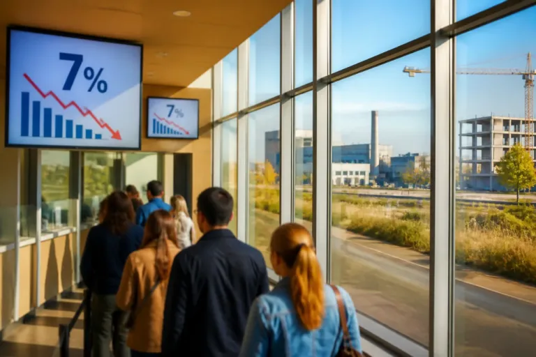 Le chômage remonte à 7 % en Auvergne‑Rhône‑Alpes, le marché du travail marque le pas