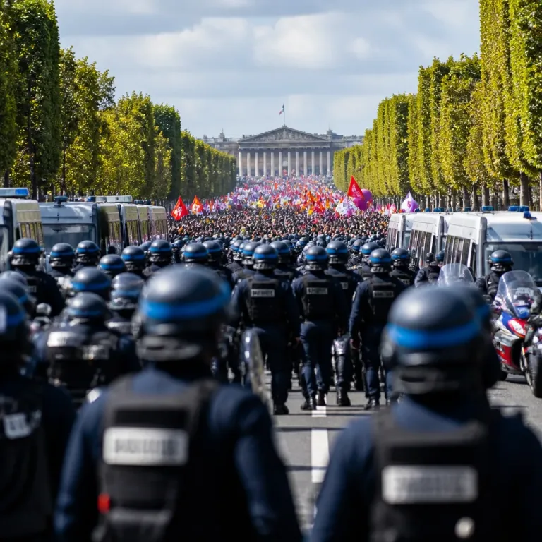 Près de 10 000 policiers dans la rue pour réclamer hausse des salaires et meilleur statut