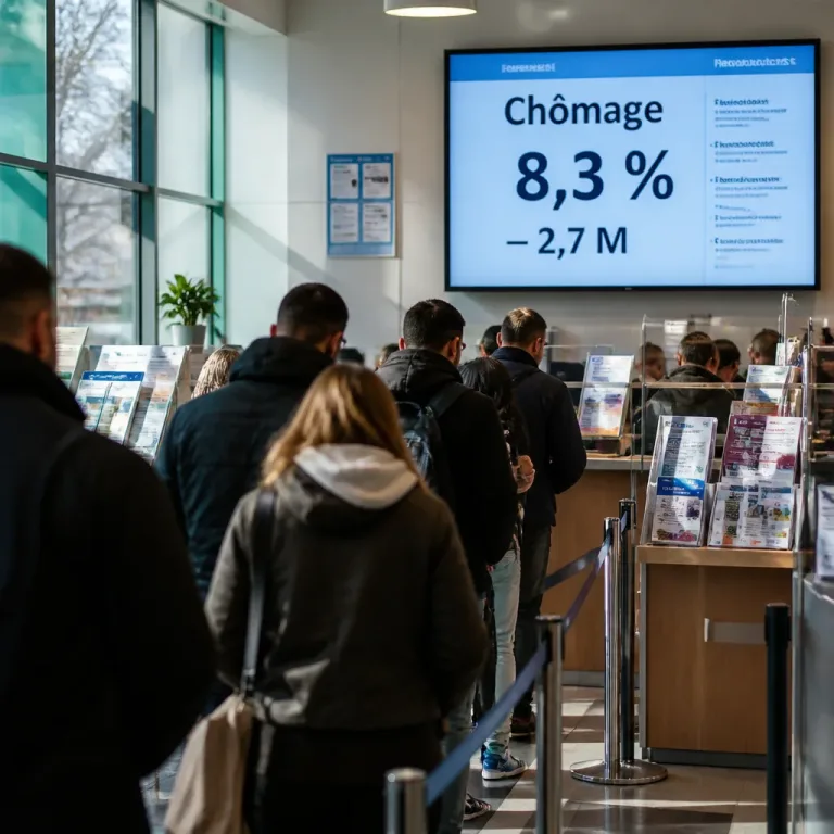 Le chômage remonte à 8,3 % : sixième trimestre de hausse et 62 000 demandeurs d’emploi en plus
