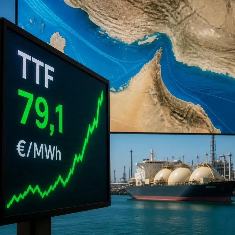 Le prix du gaz européen grimpe à 79 €/MWh, plus haut depuis 2022