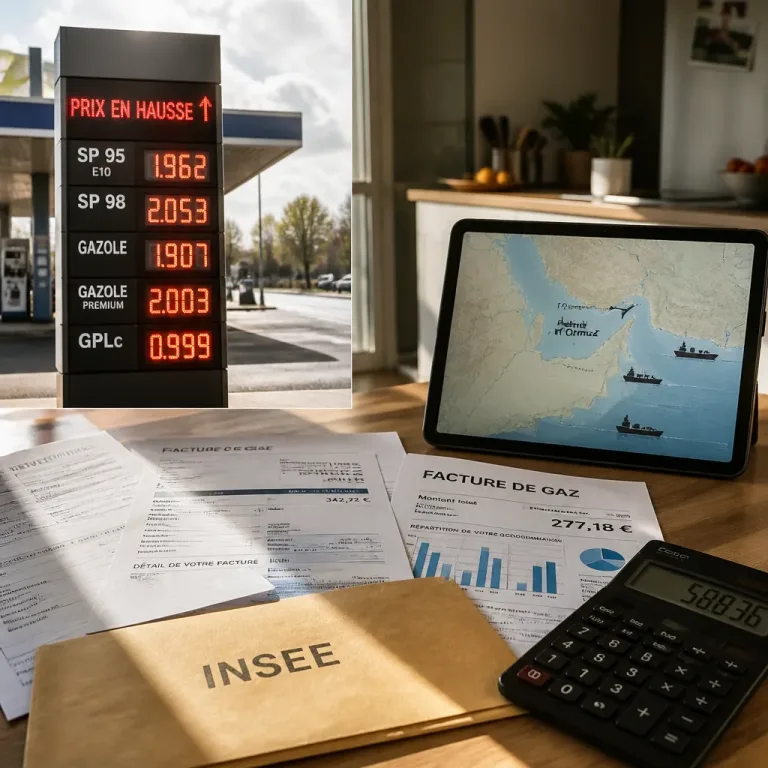 L'inflation remonte à 2,1 % en juillet, tirée par une énergie en forte hausse liée au détroit d'Ormuz