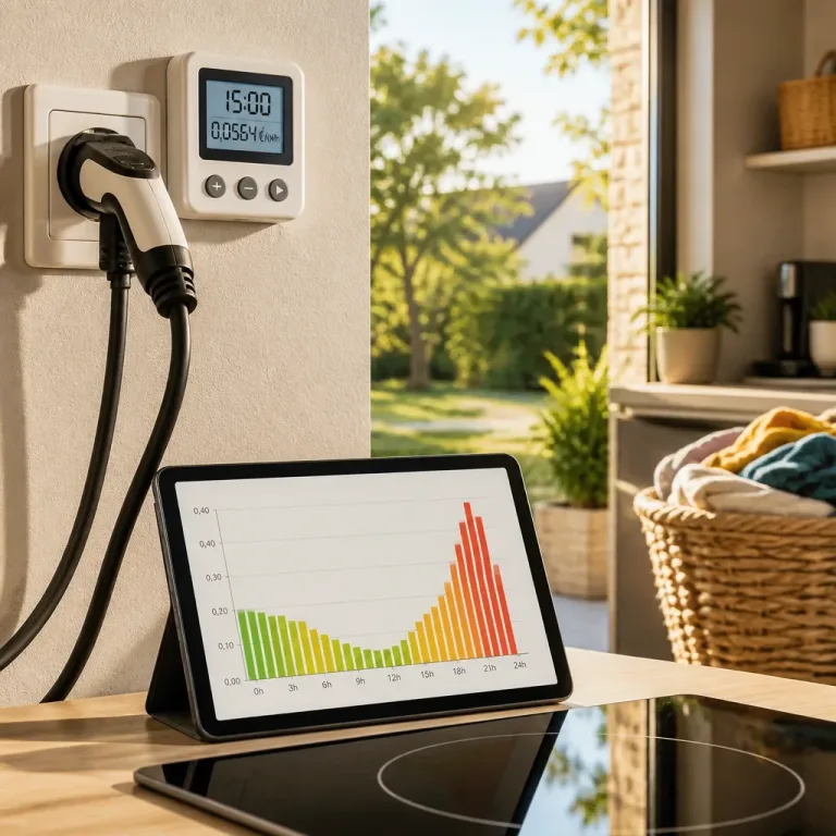 Pic à 0,3473 €/kWh à 21h : l'électricité la moins chère à 15h aujourd'hui (PVPC)