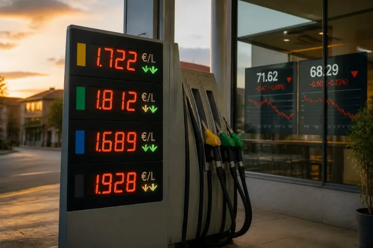 Les cours du pétrole reculent légèrement, ce qui limite la pression sur les prix à la pompe