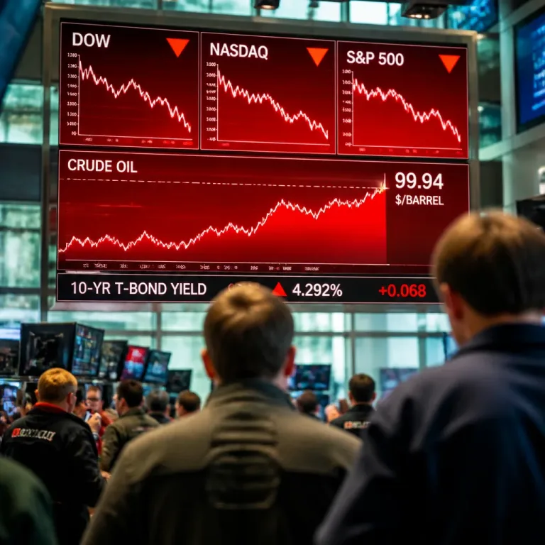 Wall Street replonge : la remontée du pétrole pèse sur la confiance et entretient les risques inflationnistes