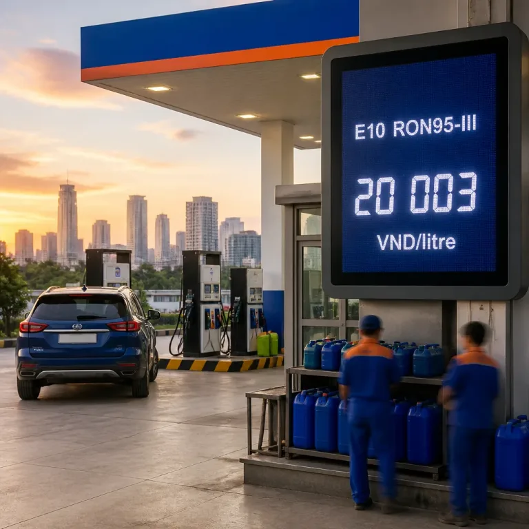 Baisse des prix des carburants : le RON95 frôle 20 000 VND/litre après détente des cours mondiaux