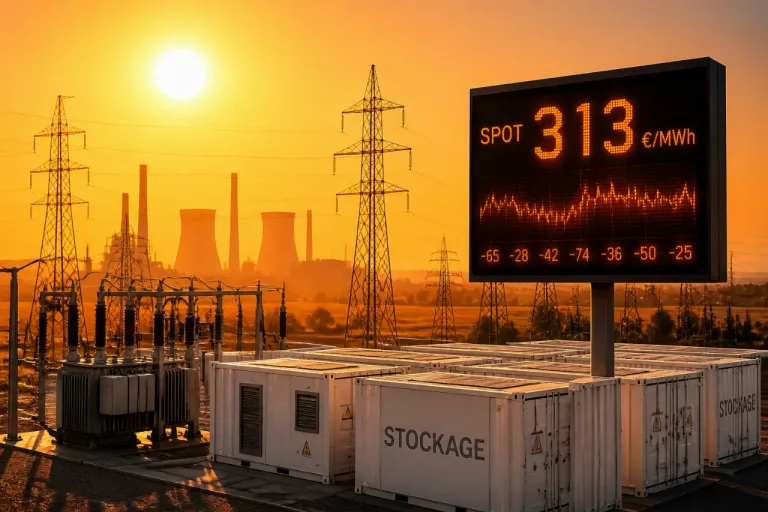 Canicule de juin : les prix de l’électricité s’envolent jusqu’à 313 €/MWh, le stockage tire parti du désordre