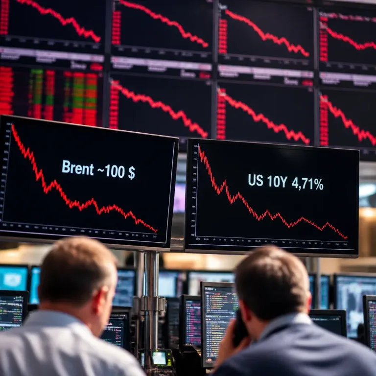 Le pétrole à ~100 $ et le 10 ans US à 4,71% : un cocktail qui menace la dynamique des marchés