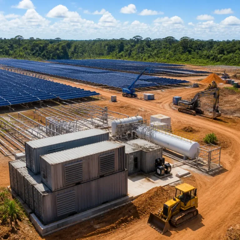 Voltalia lance la centrale hybride de Mana pour sécuriser l’électricité de l’Ouest guyanais