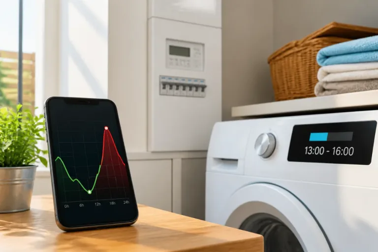 Electricité: kWh très bon marché à la mi-journée, pic à 22 h ce samedi