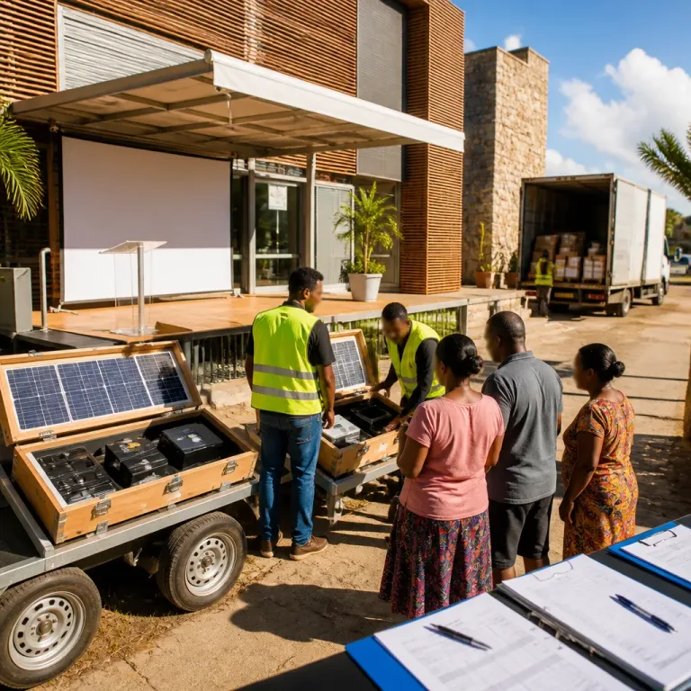 Le CEB cède 100 kits photovoltaïques à des ménages vulnérables, étape d’un plan de 1 000 unités