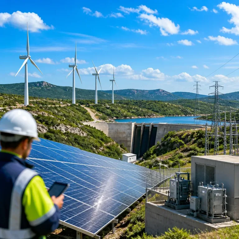 Les renouvelables couvrent 33,2 % de la consommation électrique française en 2025