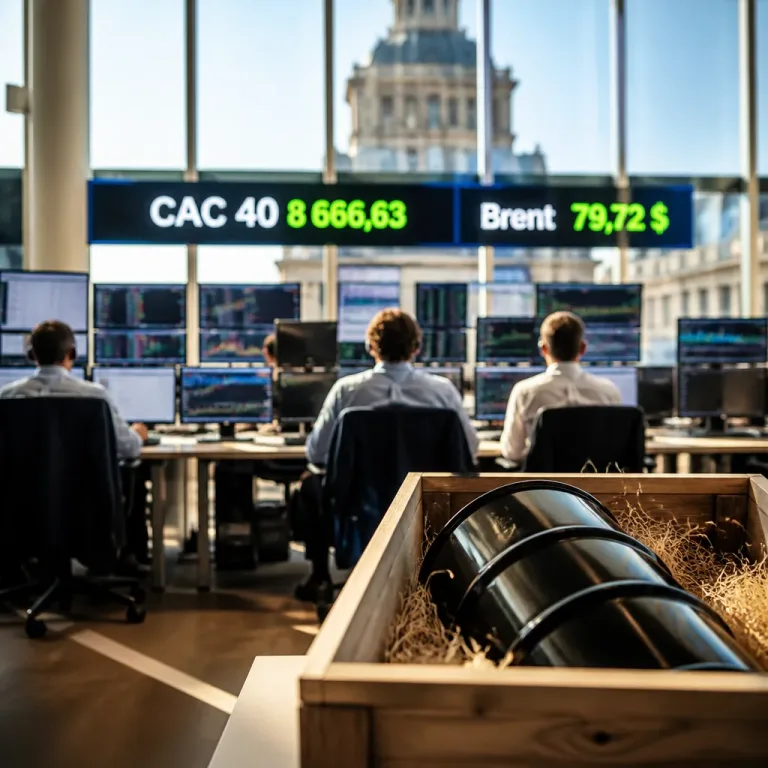 Le CAC 40 bat un double record, le pétrole retombe sous 80 dollars et rassure les marchés