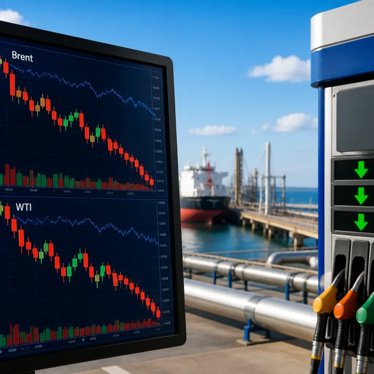 Le pétrole plonge de plus de 5% après un regain d'espoir diplomatique au Moyen‑Orient