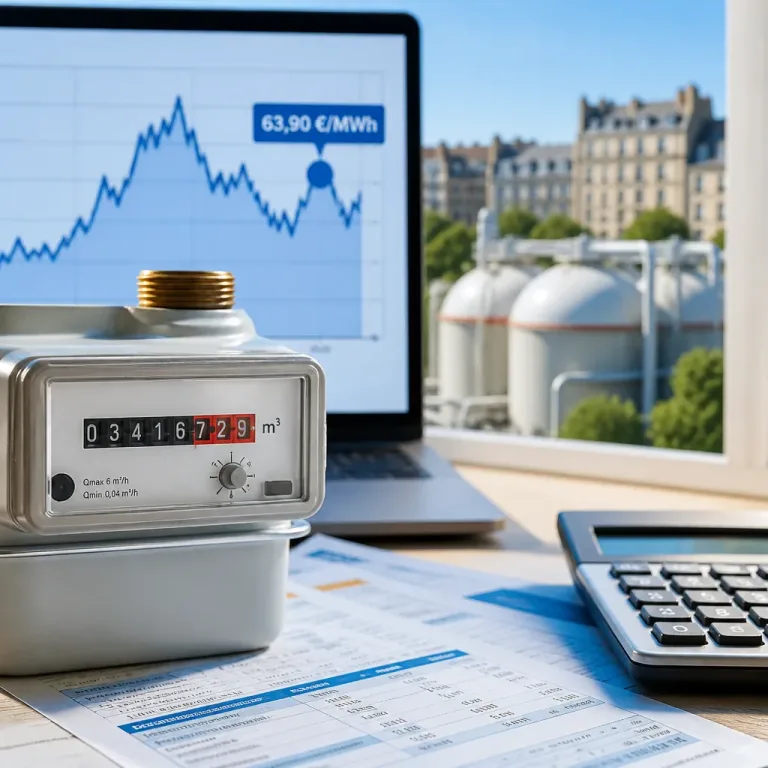 Le gaz : le contrat d'août clôture à 63,90 €/MWh, quel impact sur la facture française ?