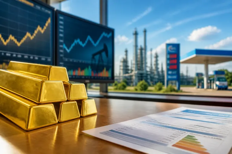Baisse du pétrole et relâchement des anticipations Fed : quel impact sur l'or et sur la facture énergétique ?
