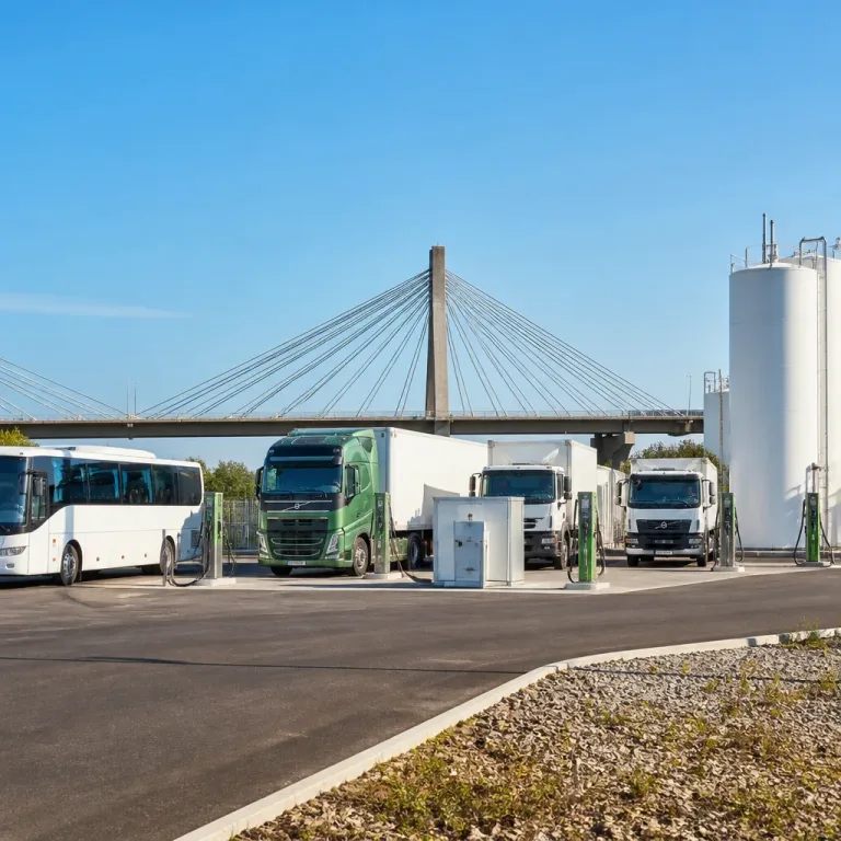 Une station BioGNV à Saint‑Herblain pour faire rouler camions et bus au gaz renouvelable