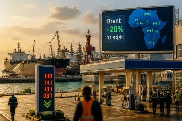 La chute du pétrole (-20%) reboussole les économies africaines et allège la pression sur l'inflation