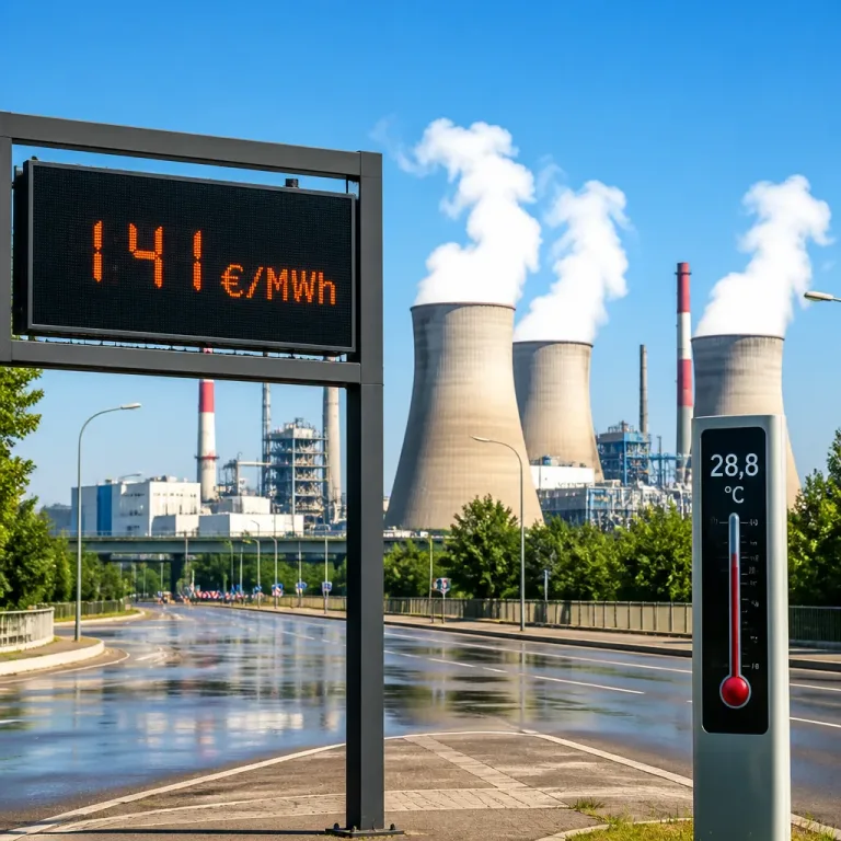 Prix de l’électricité : +20,5% en un jour alors que la canicule et le parc nucléaire pèsent sur l’offre