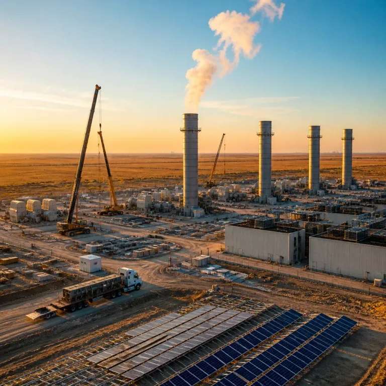 Amazon construit au Texas une centrale à gaz de 7,65 GW susceptible d’émettre 30 MtCO2/an
