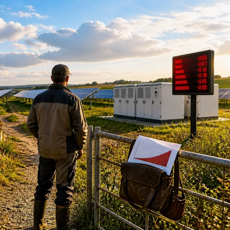 Hausse des prix négatifs : le photovoltaïque agricole confronté à une nouvelle réalité économique
