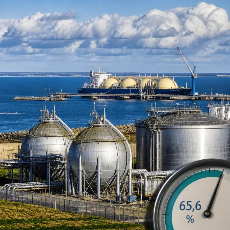 Les réserves de gaz européennes à 65,6% : risque de pénurie à l'approche de l'hiver
