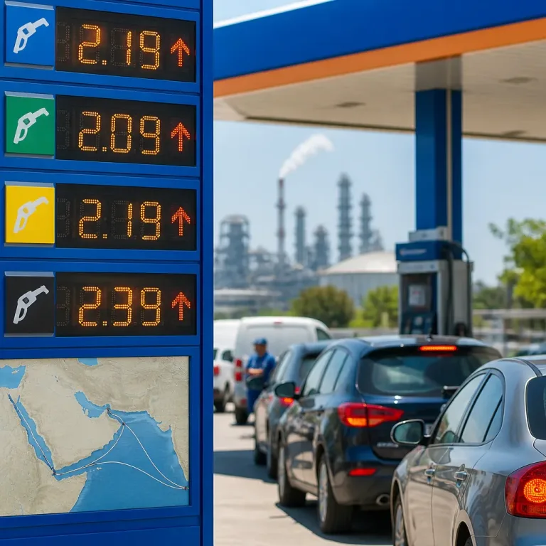 Pétrole et gaz bondissent après l'escalade au Moyen‑Orient, la pression sur les prix à la pompe s'accentue