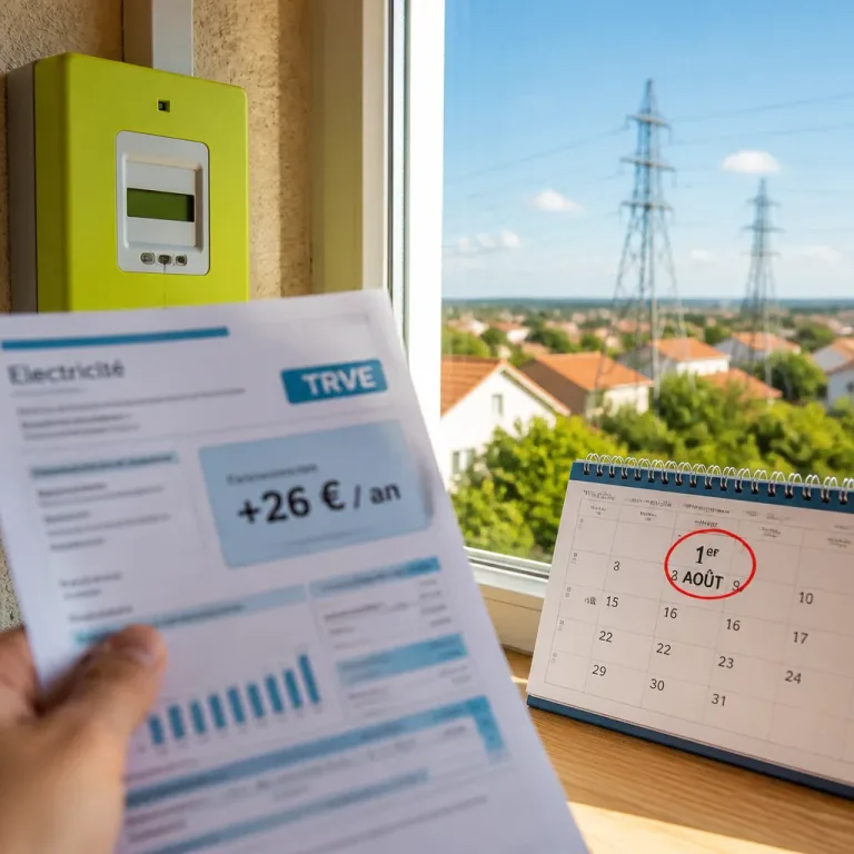 Les tarifs réglementés d’électricité augmentent de 2,5 % au 1er août, +26 € en moyenne par an