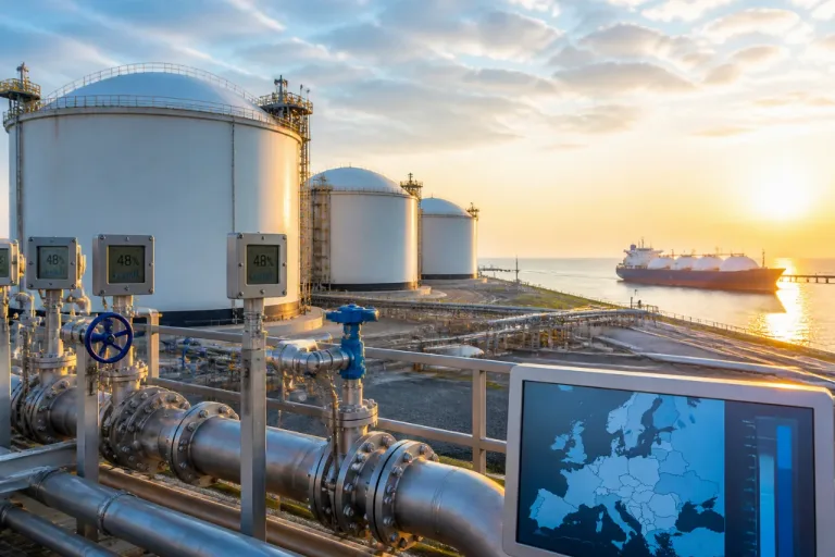 Stocks européens de gaz en retard: risques de coûts et d’approvisionnement pour l’hiver