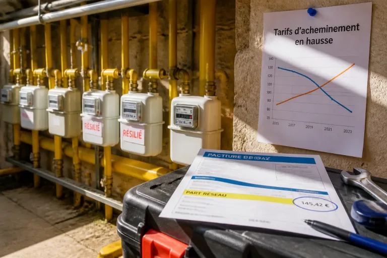Gaz: moins d’abonnés, plus de coûts, la facture grimpe malgré une consommation en baisse
