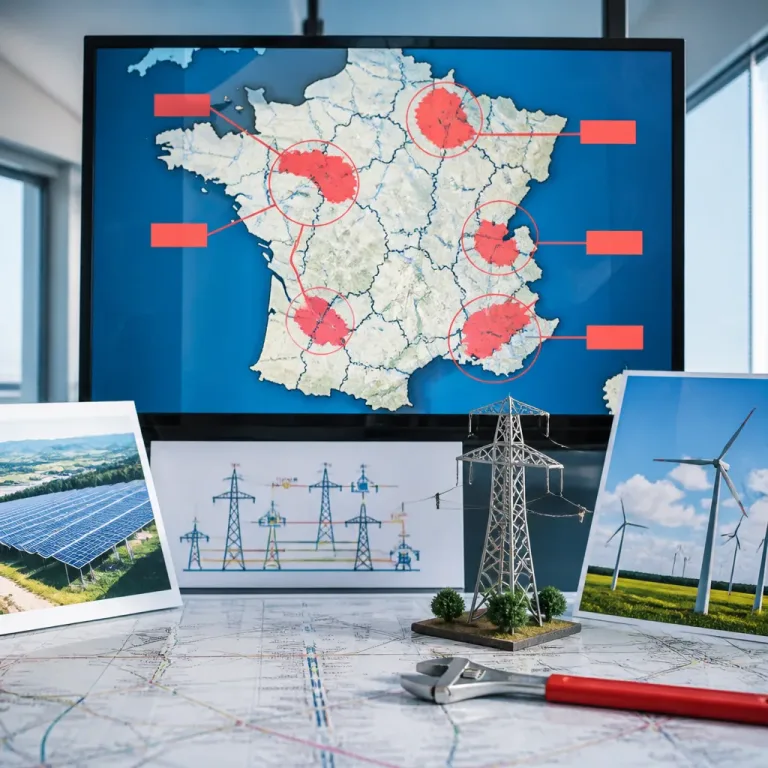 Plus de 10 % du territoire français déjà « saturé » pour raccorder de nouvelles EnR, alertent Enedis et RTE