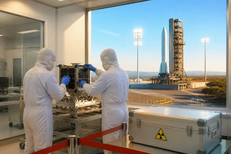 SpaceX lance BOHR, premier CubeSat commercial alimenté par une batterie nucléaire