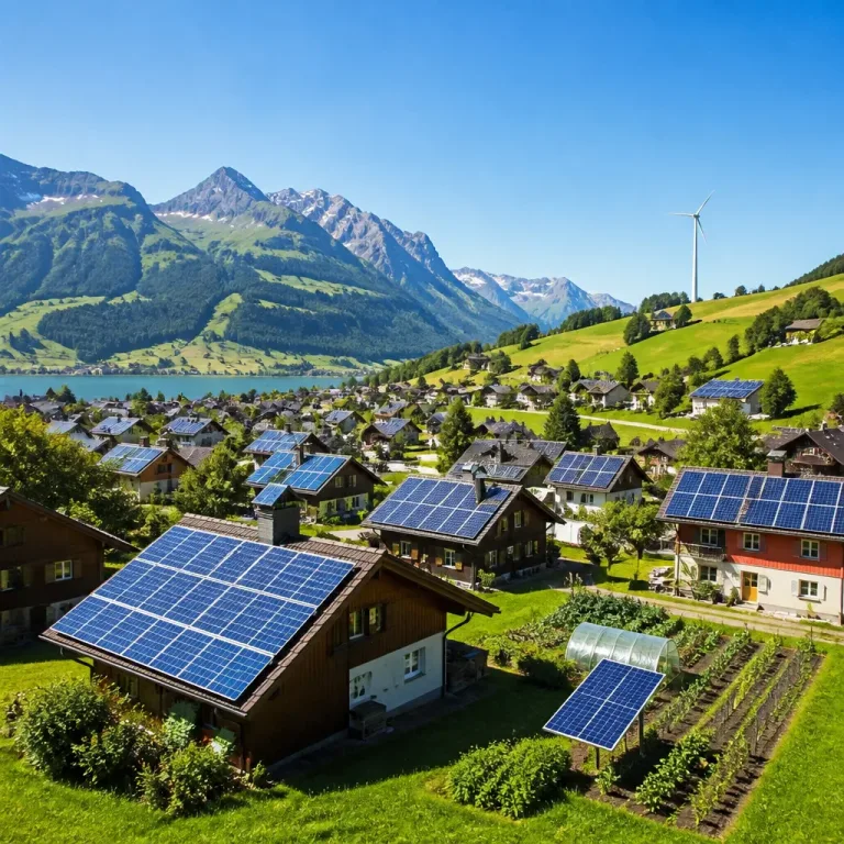 La Suisse grimpe au 5e rang européen pour l’électricité renouvelable par habitant