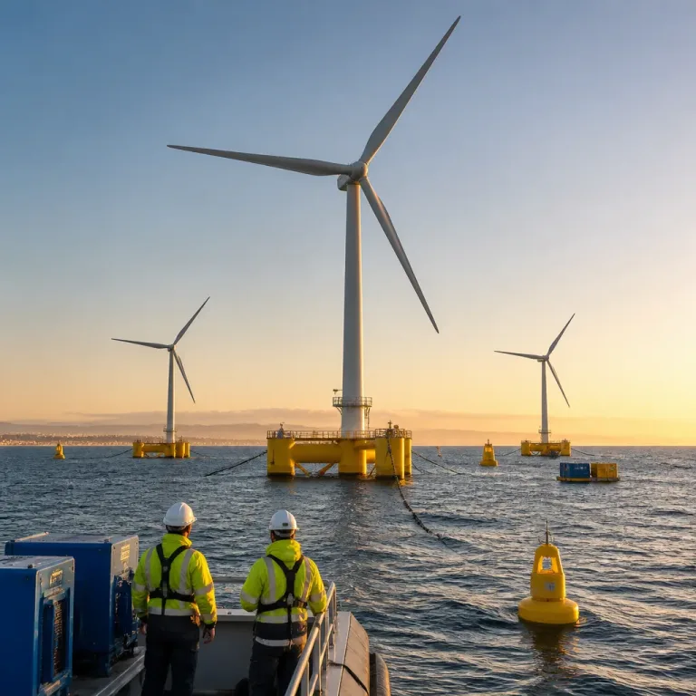 Trois éoliennes flottantes en Méditerranée : capacités, coûts et conséquences pour la facture