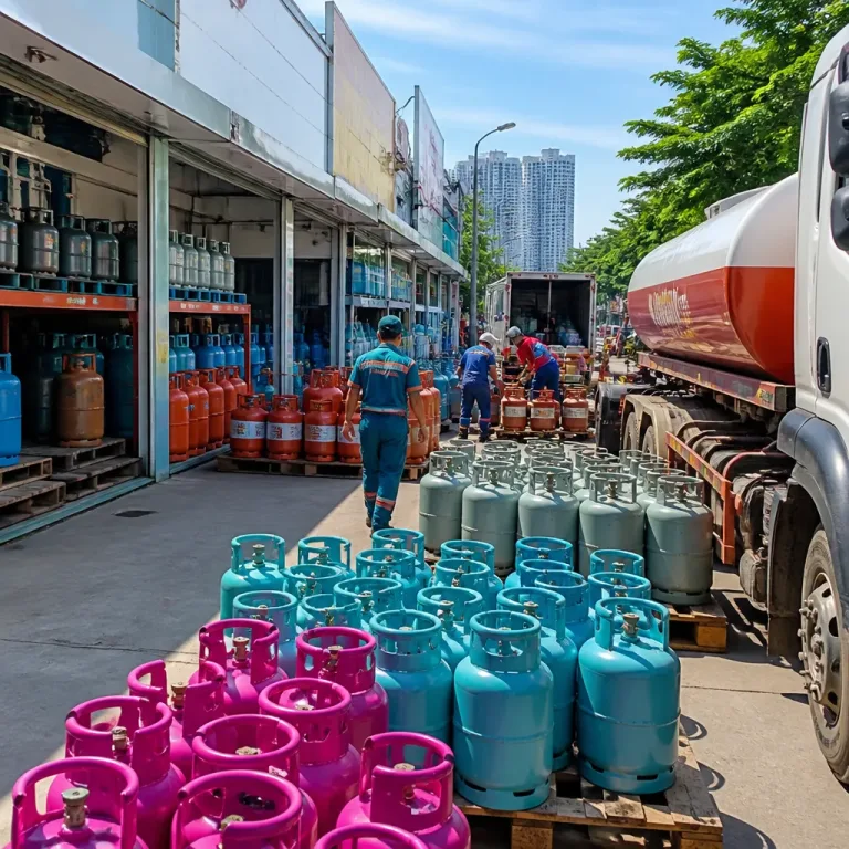 Les prix du gaz en vente au détail au Vietnam se stabilisent après l'ajustement d'août