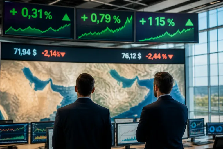 Le pétrole replonge malgré la montée des tensions au Moyen‑Orient, Wall Street repart à la hausse