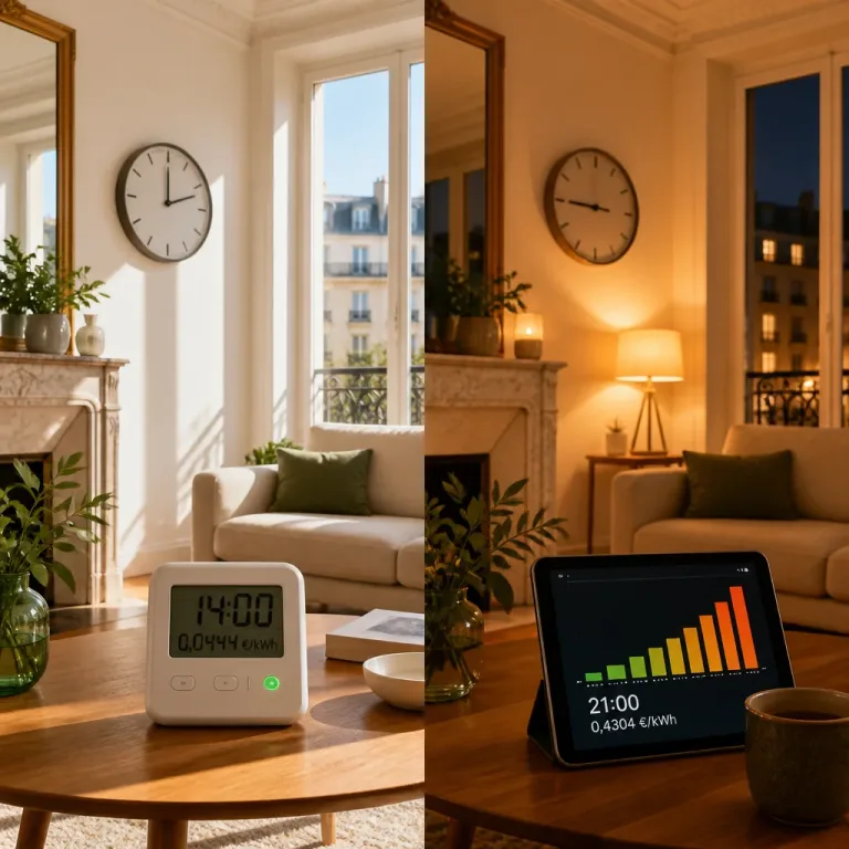 Pic le soir et creux l'après‑midi : l'électricité atteint 0,4304 €/kWh à 21h00