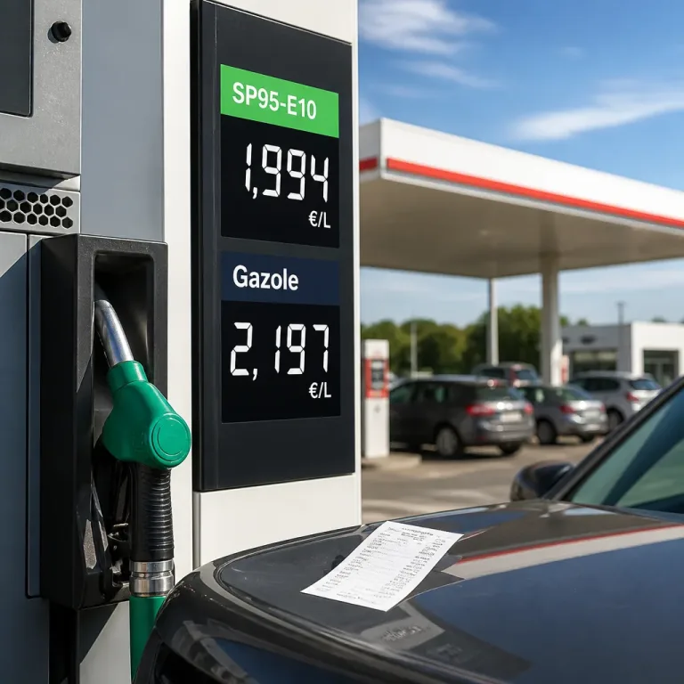 Le SP95‑E10 repasse sous 2 € le litre, le gazole reste au‑dessus de 2,19 €