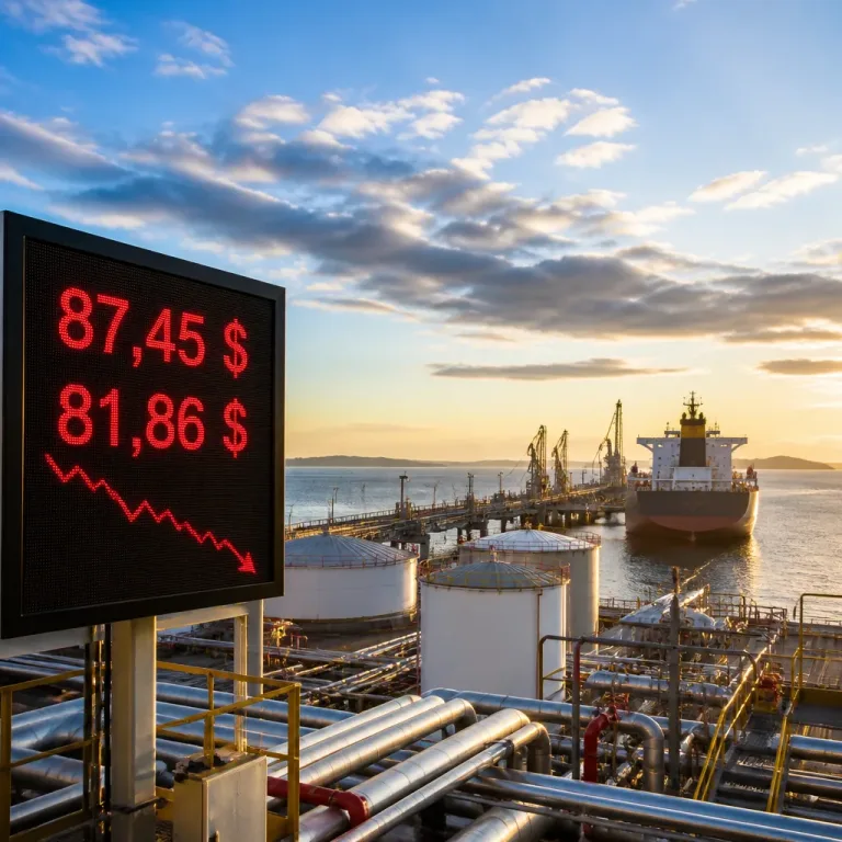 Le pétrole fléchit après un bond des stocks américains et des prévisions de demande revues à la baisse