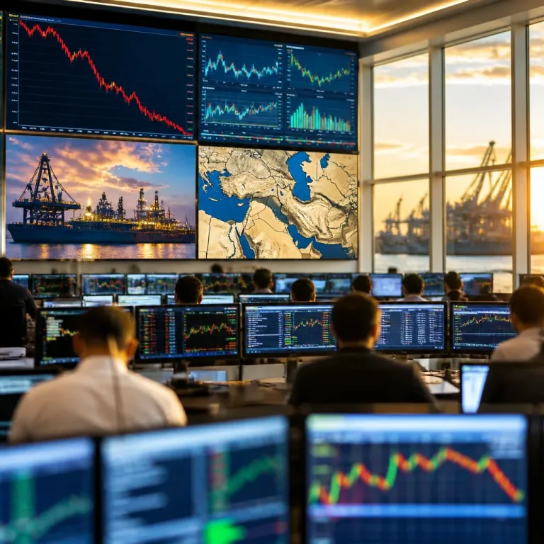 Le Brent en repli après un apaisement diplomatique au Moyen‑Orient, effet d’entraînement sur les marchés