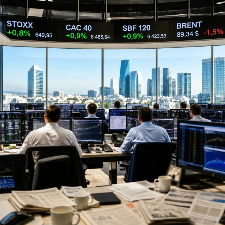 Les Bourses européennes soutenues par une croissance surprise de la zone euro et des résultats d'entreprises