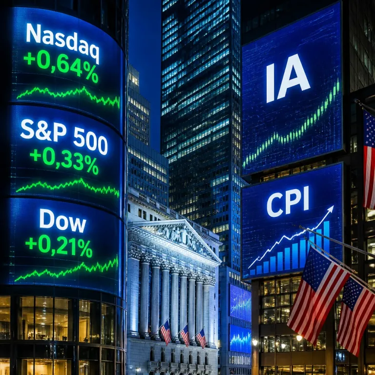 Wall Street progresse : l’IA soutient le secteur tech, l’inflation renforce l’idée d’un statu quo de la Fed