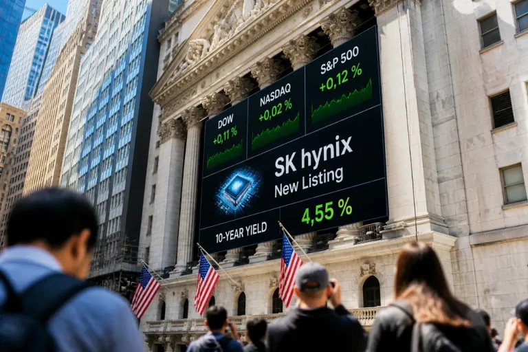 Wall Street prudente avant la saison des résultats et l'entrée cotée de SK hynix